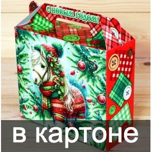 Сладкие новогодние подарки в картонной упаковке в Белоозёрском