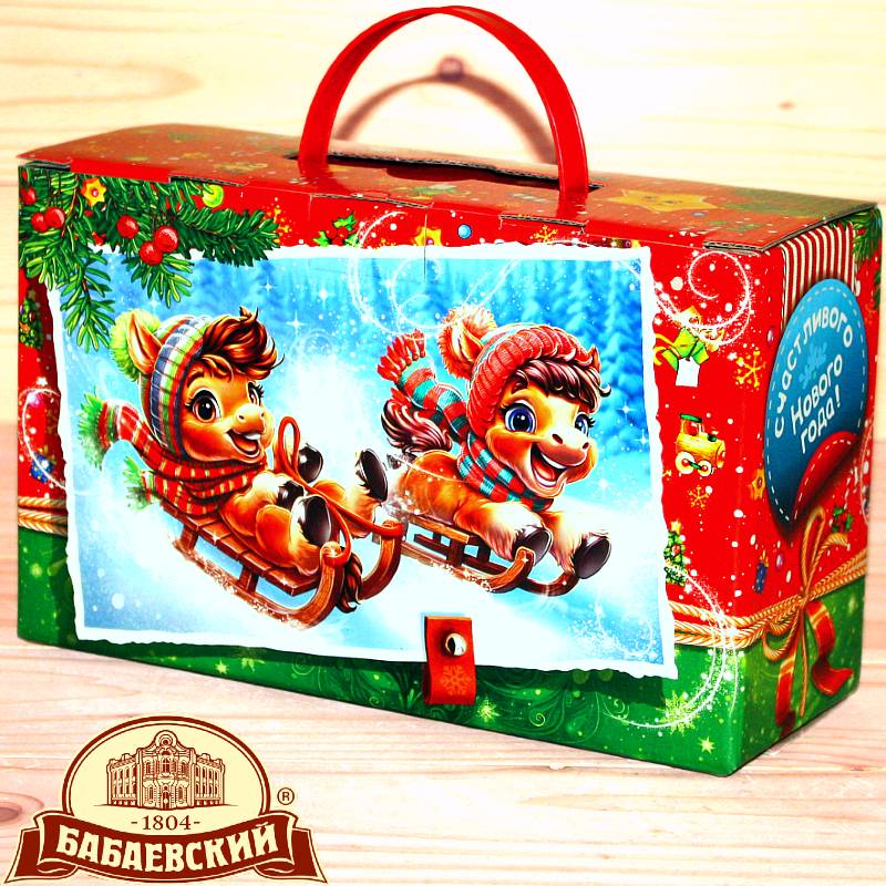 Детский новогодний подарок 2026 года от фабрики Бабаевская в Белоозёрском