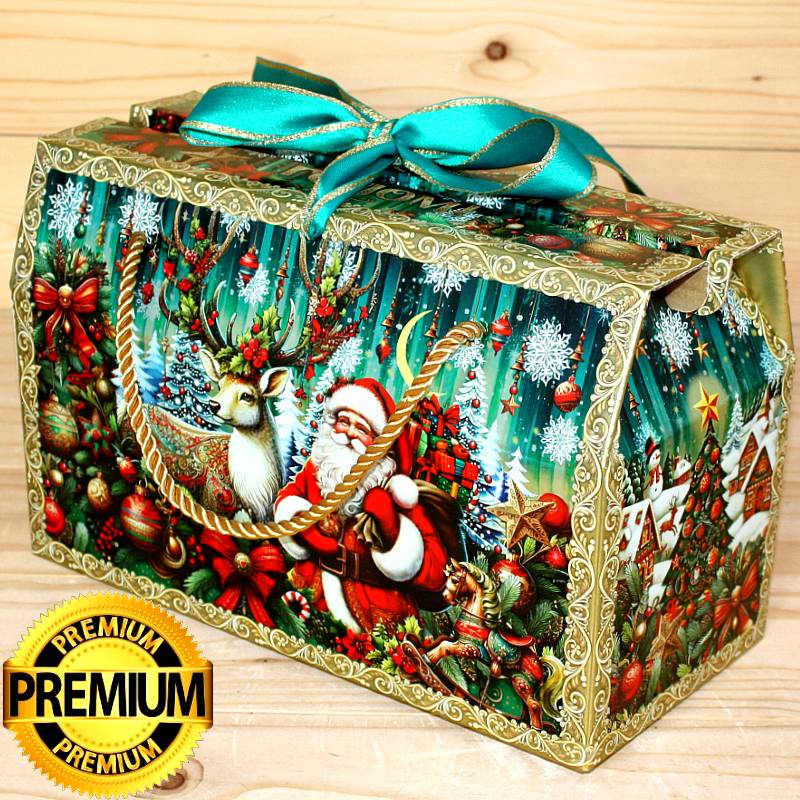 Премиум подарок в картонной упаковке на Новый 2026 год в Белоозёрском