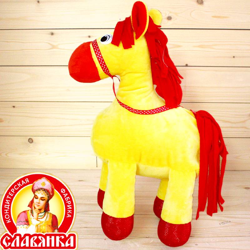 Детский новогодний подарок от Славянки в мягкой игрушке в Белоозёрском