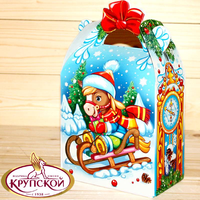 Сладкий новогодний подарок от фабрики Крупская в Белоозёрском