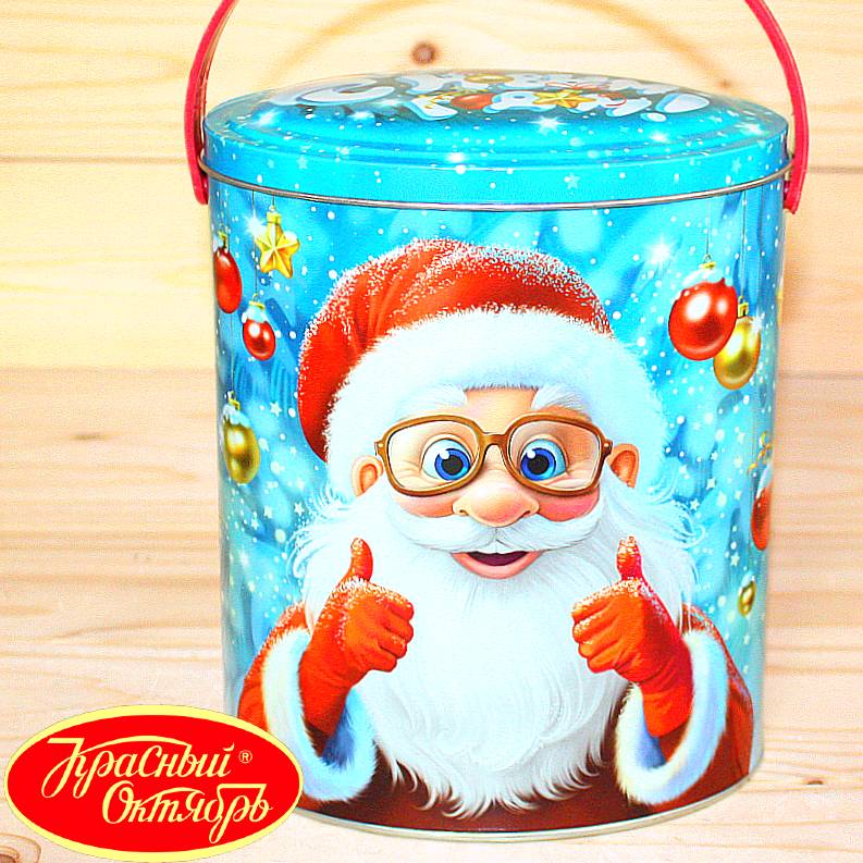 Подарок Красный Октябрь в жестяной упаковке в Белоозёрском